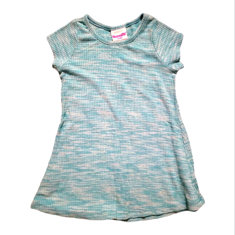 Soft ribbed shift dress